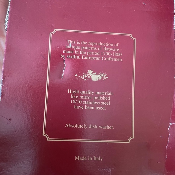 EME Italy Napoleon Cocktail/Seafood Forks 18/10 Set of 4 - Picture 7 of 13